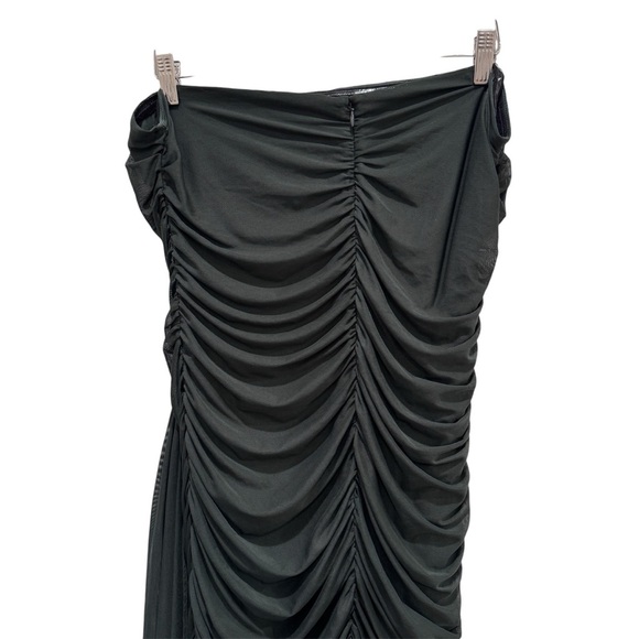 REVOLVE Amanda Uprichard Anja Mini Dress Semi/Formal Cocktail Moss Green Size XL - Picture 6 of 11